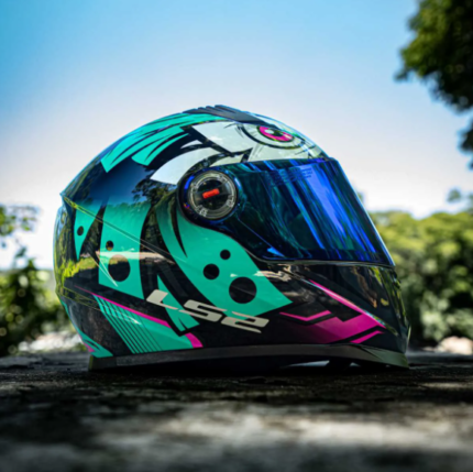 Capacete LS2 FF358 Tribal - Verde + VISEIRA BRINDE