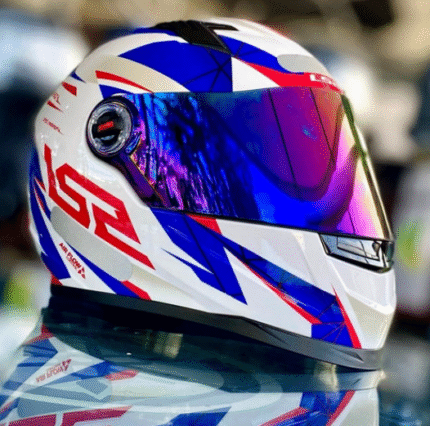 Capacete Ls2 Ff358 Draze Branco/Azul